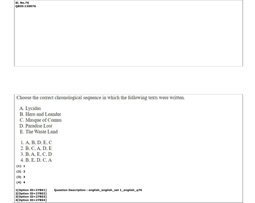 Read the question and choices in the excerpt. Choose A/B/C/D for the first/second/third/fourth option shown.