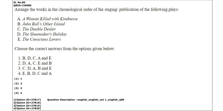 Read the question and choices in the excerpt. Choose A/B/C/D for the first/second/third/fourth option shown.