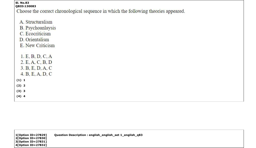 Read the question and choices in the excerpt. Choose A/B/C/D for the first/second/third/fourth option shown.