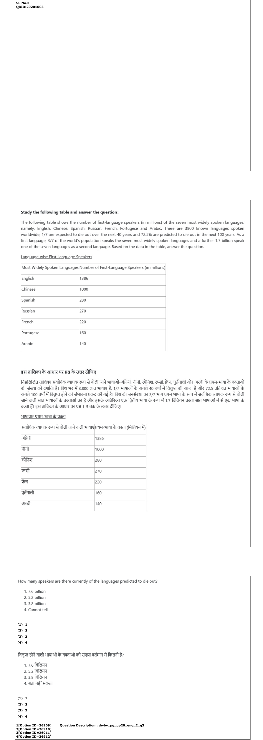 Read the question and choices in the excerpt. Choose A/B/C/D for the first/second/third/fourth option shown.