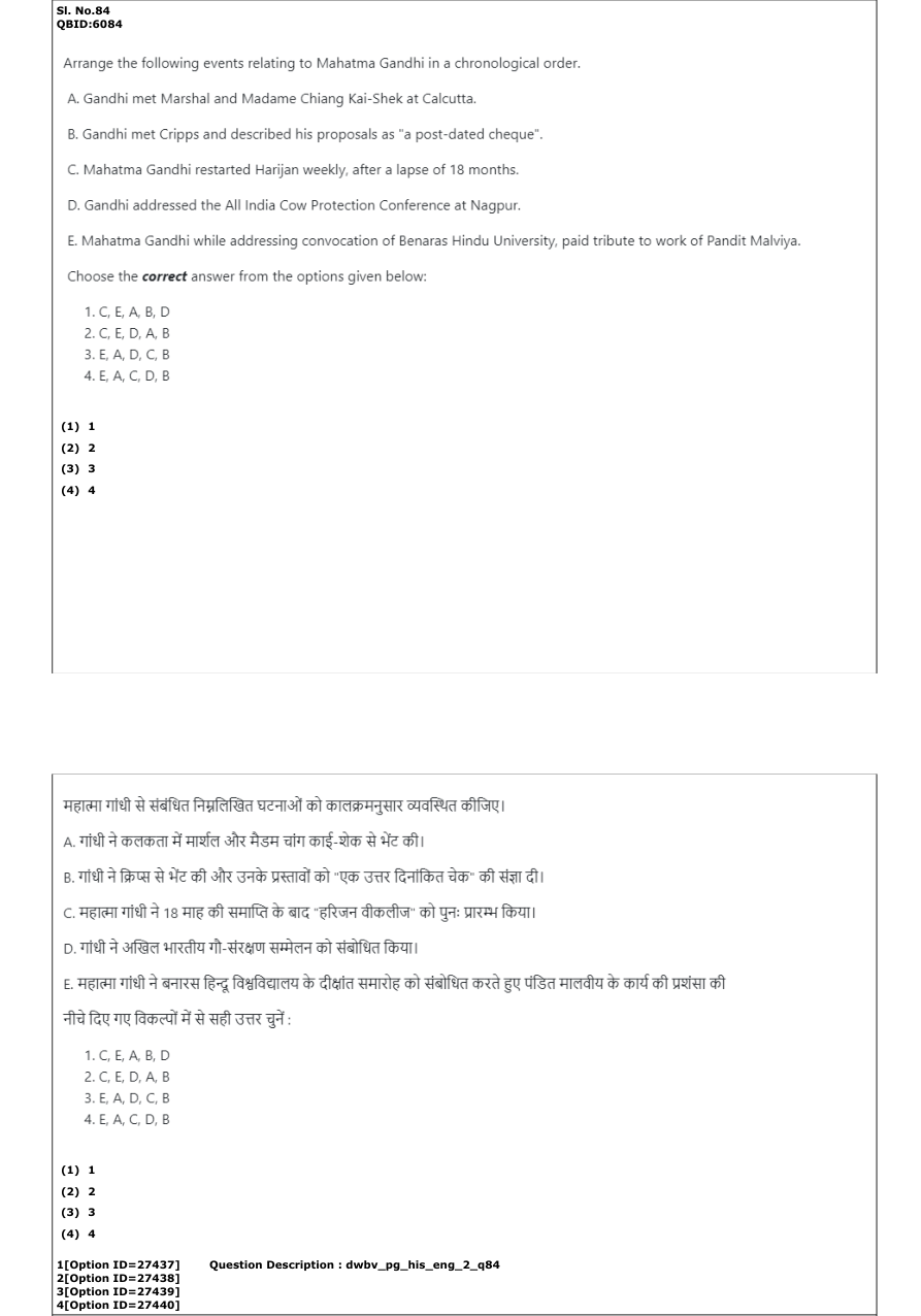Read the question and choices in the excerpt. Choose A/B/C/D for the first/second/third/fourth option shown.
