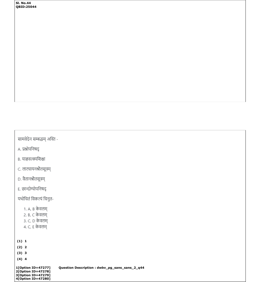 Read the question and choices in the excerpt. Choose A/B/C/D for the first/second/third/fourth option shown.