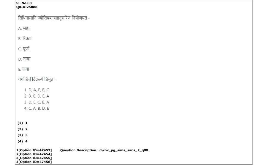 Read the question and choices in the excerpt. Choose A/B/C/D for the first/second/third/fourth option shown.