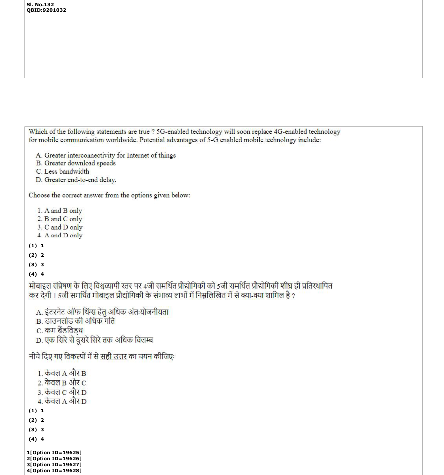 Read the question and choices in the excerpt. Choose A/B/C/D for the first/second/third/fourth option shown.