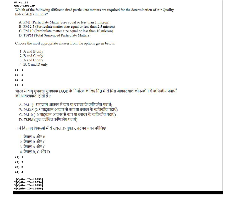 Read the question and choices in the excerpt. Choose A/B/C/D for the first/second/third/fourth option shown.