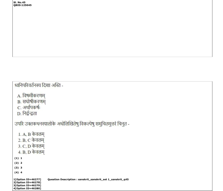 Read the question and choices in the excerpt. Choose A/B/C/D for the first/second/third/fourth option shown.