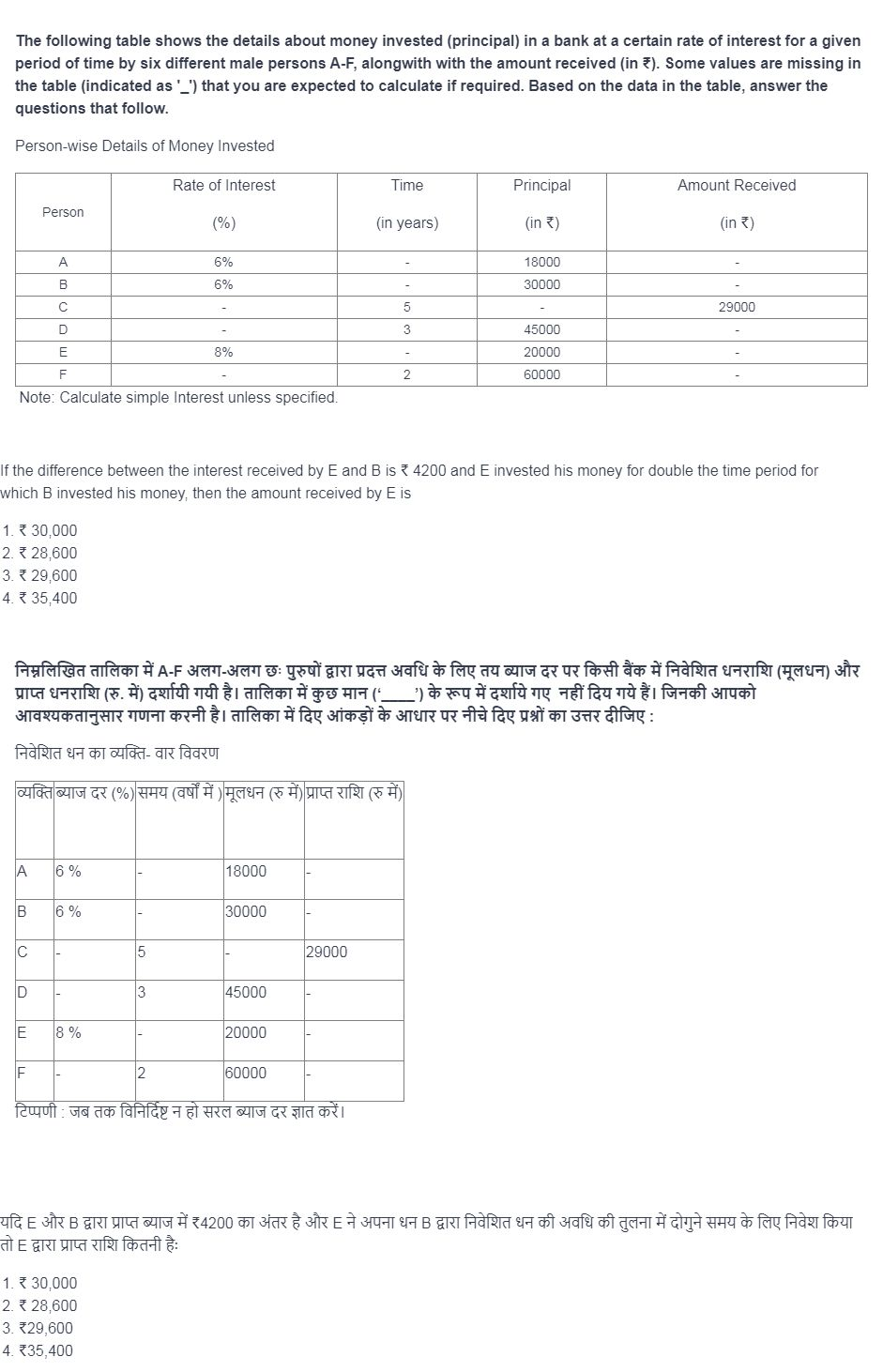 Read the question and choices in the excerpt. Choose A/B/C/D for the first/second/third/fourth option shown.