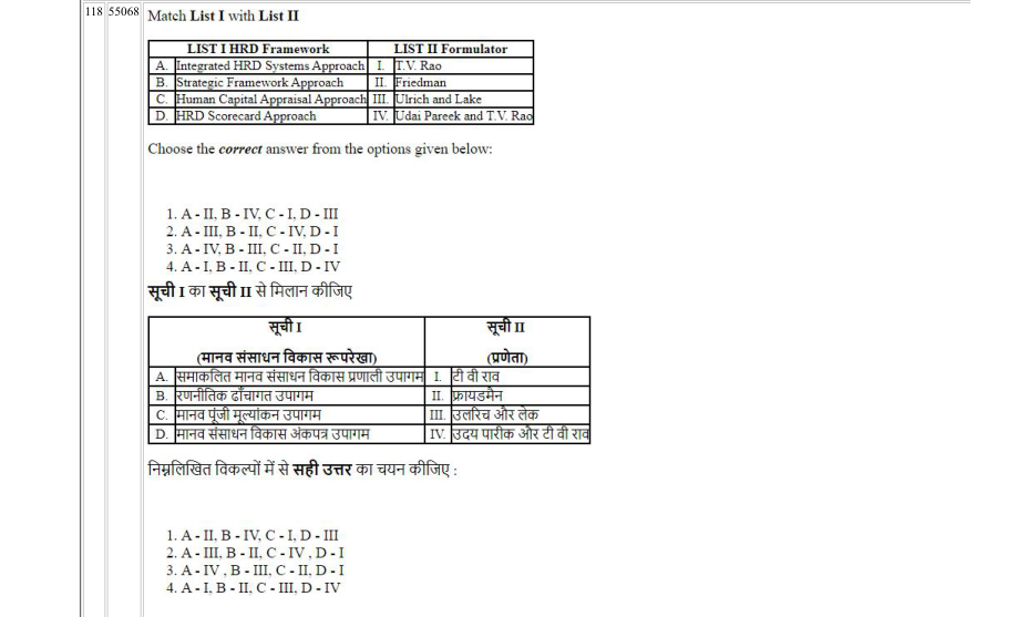 Read the question and choices in the excerpt. Choose A/B/C/D for the first/second/third/fourth option shown.