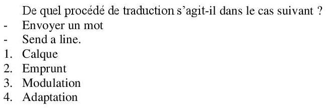 Read the question and choices in the excerpt. Choose A/B/C/D for the first/second/third/fourth option shown.