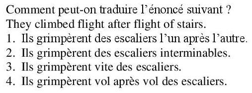 Read the question and choices in the excerpt. Choose A/B/C/D for the first/second/third/fourth option shown.