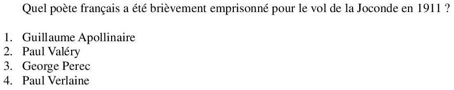 Read the question and choices in the excerpt. Choose A/B/C/D for the first/second/third/fourth option shown.