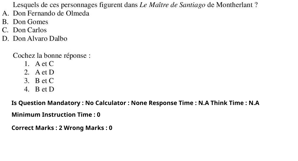 Read the question and choices in the excerpt. Choose A/B/C/D for the first/second/third/fourth option shown.