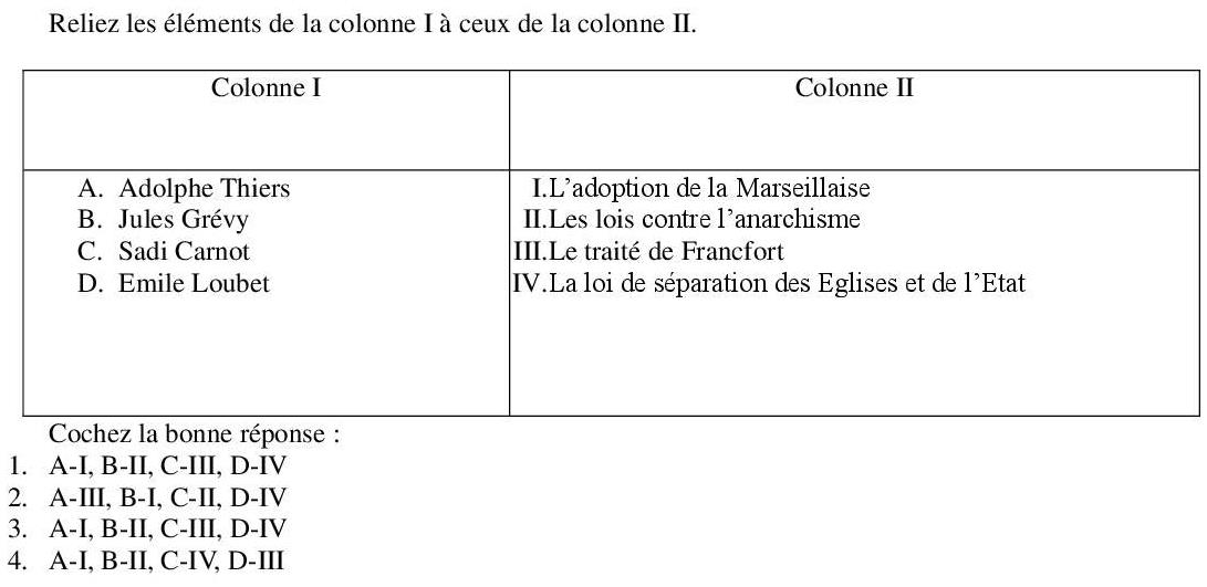 Read the question and choices in the excerpt. Choose A/B/C/D for the first/second/third/fourth option shown.