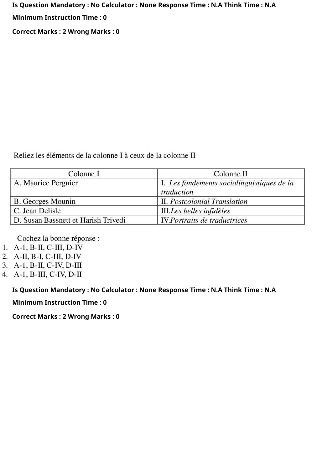 Read the question and choices in the excerpt. Choose A/B/C/D for the first/second/third/fourth option shown.