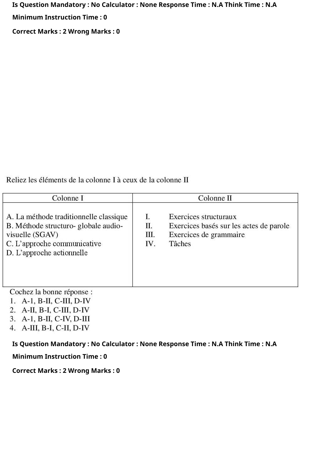 Read the question and choices in the excerpt. Choose A/B/C/D for the first/second/third/fourth option shown.