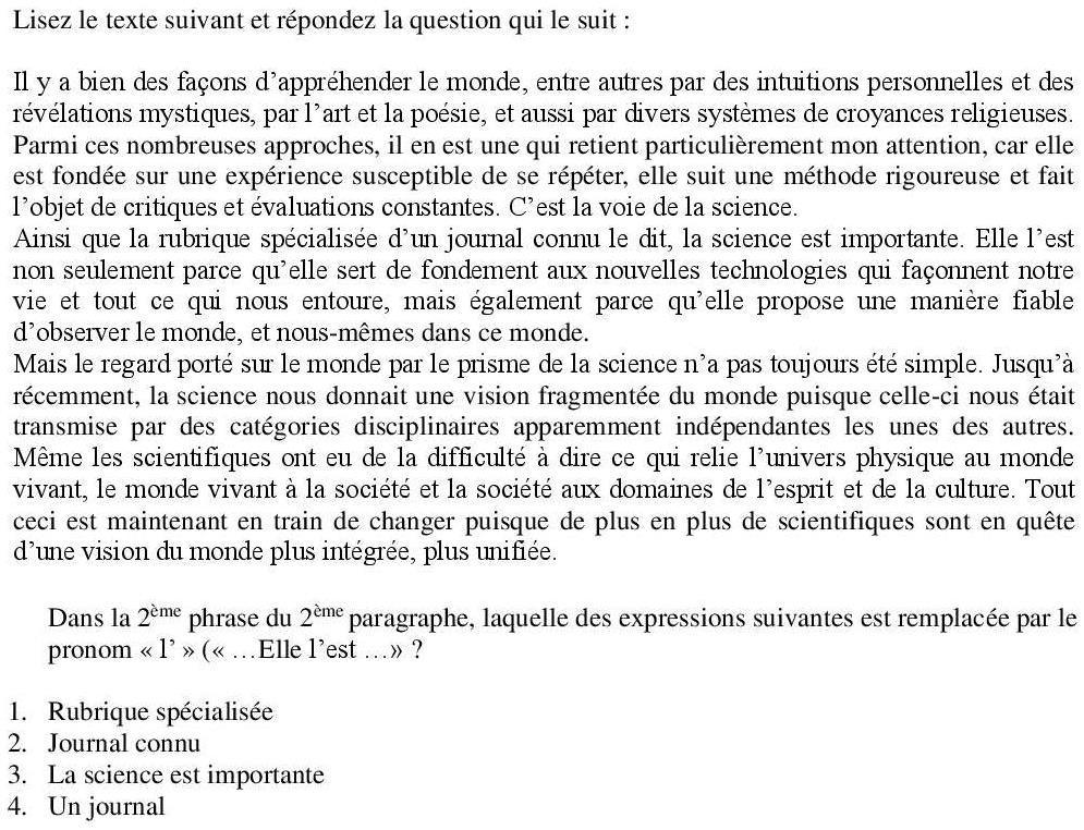 Read the question and choices in the excerpt. Choose A/B/C/D for the first/second/third/fourth option shown.