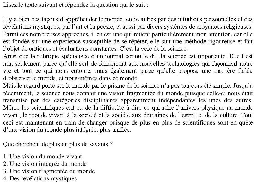 Read the question and choices in the excerpt. Choose A/B/C/D for the first/second/third/fourth option shown.