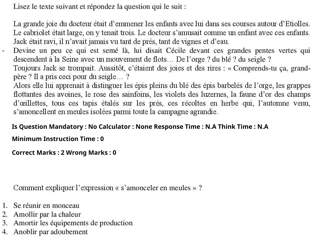 Read the question and choices in the excerpt. Choose A/B/C/D for the first/second/third/fourth option shown.