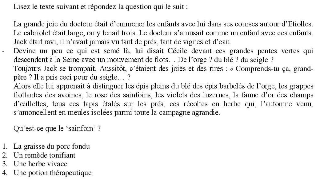 Read the question and choices in the excerpt. Choose A/B/C/D for the first/second/third/fourth option shown.