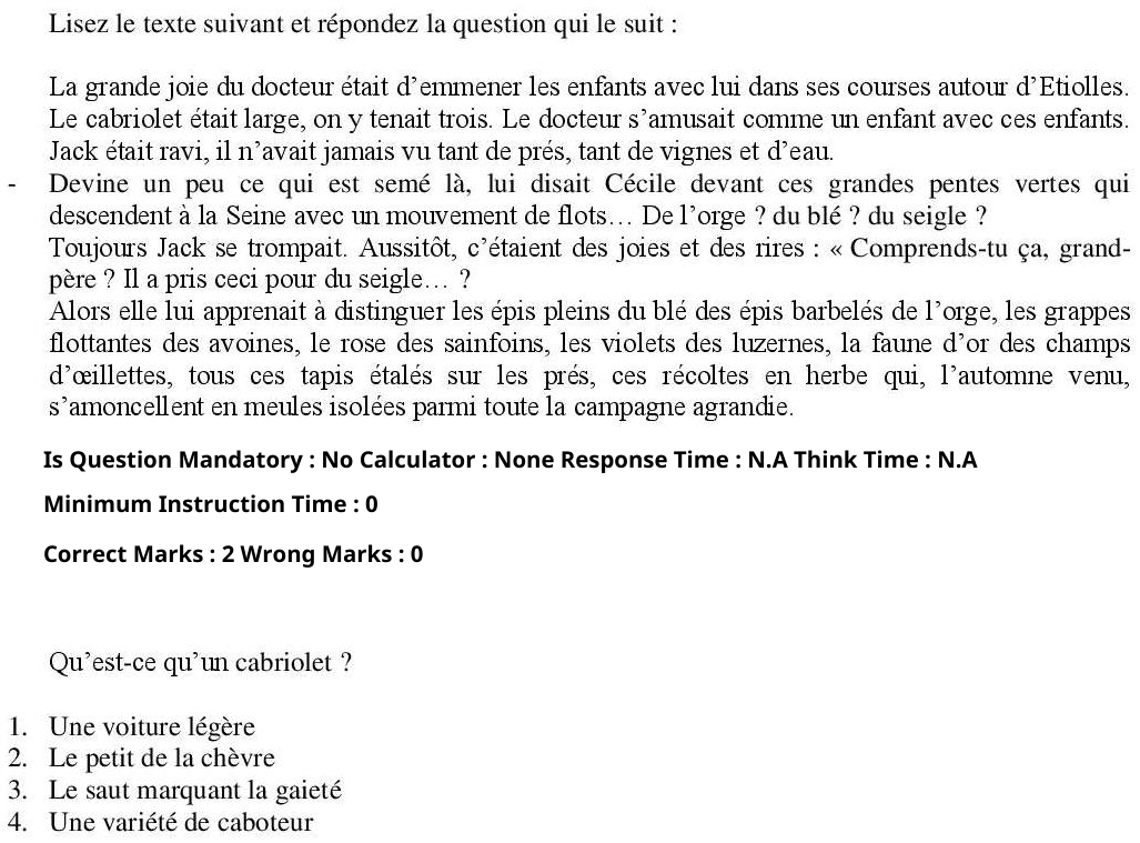 Read the question and choices in the excerpt. Choose A/B/C/D for the first/second/third/fourth option shown.