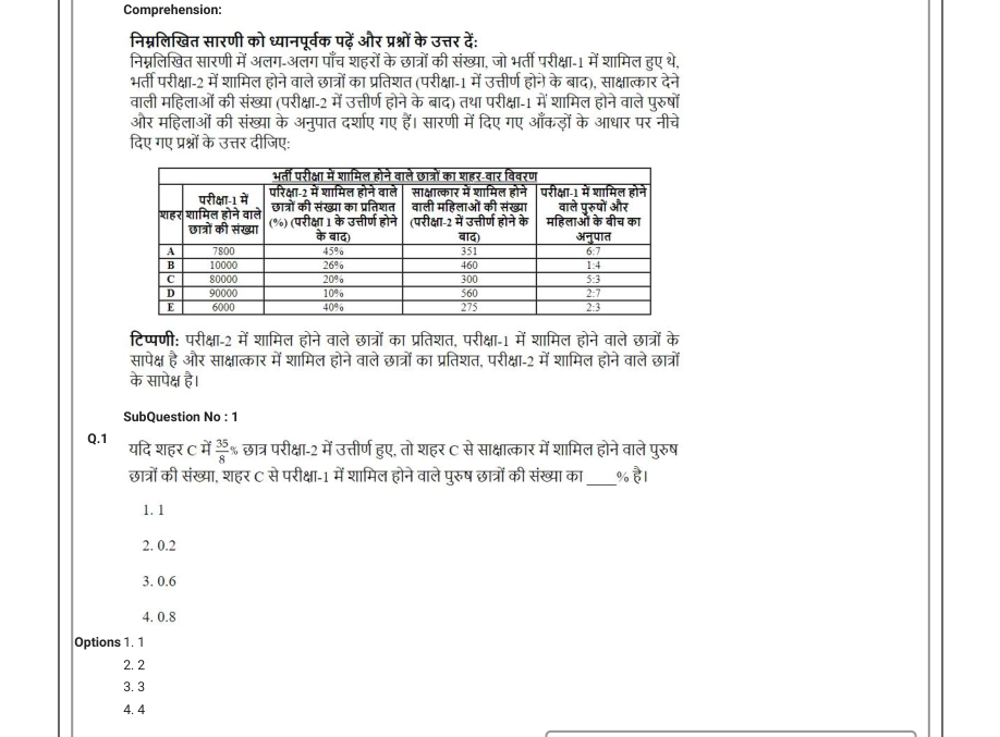Read the question and choices in the excerpt. Choose A/B/C/D for the first/second/third/fourth option shown.