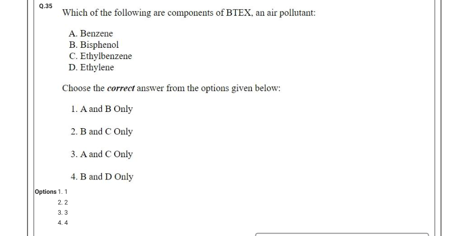 Read the question and choices in the excerpt. Choose A/B/C/D for the first/second/third/fourth option shown.