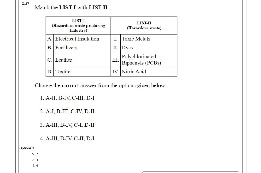Read the question and choices in the excerpt. Choose A/B/C/D for the first/second/third/fourth option shown.