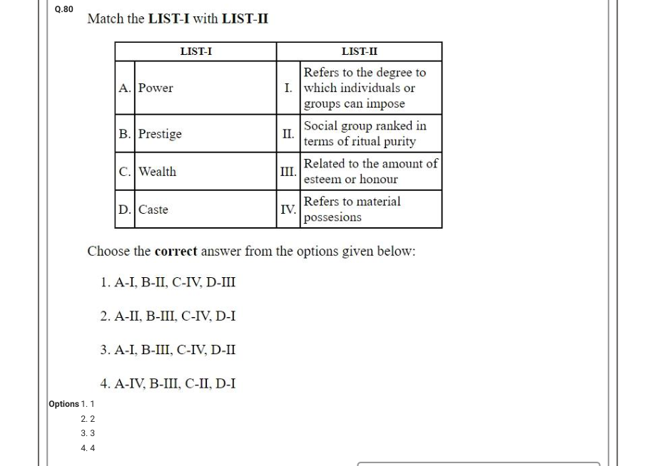 Read the question and choices in the excerpt. Choose A/B/C/D for the first/second/third/fourth option shown.