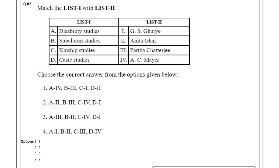 Read the question and choices in the excerpt. Choose A/B/C/D for the first/second/third/fourth option shown.