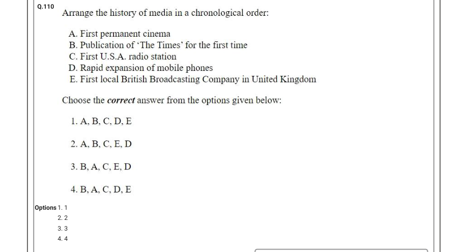 Read the question and choices in the excerpt. Choose A/B/C/D for the first/second/third/fourth option shown.