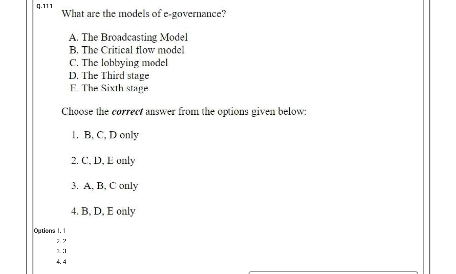 Read the question and choices in the excerpt. Choose A/B/C/D for the first/second/third/fourth option shown.