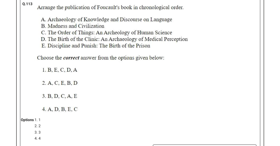 Read the question and choices in the excerpt. Choose A/B/C/D for the first/second/third/fourth option shown.