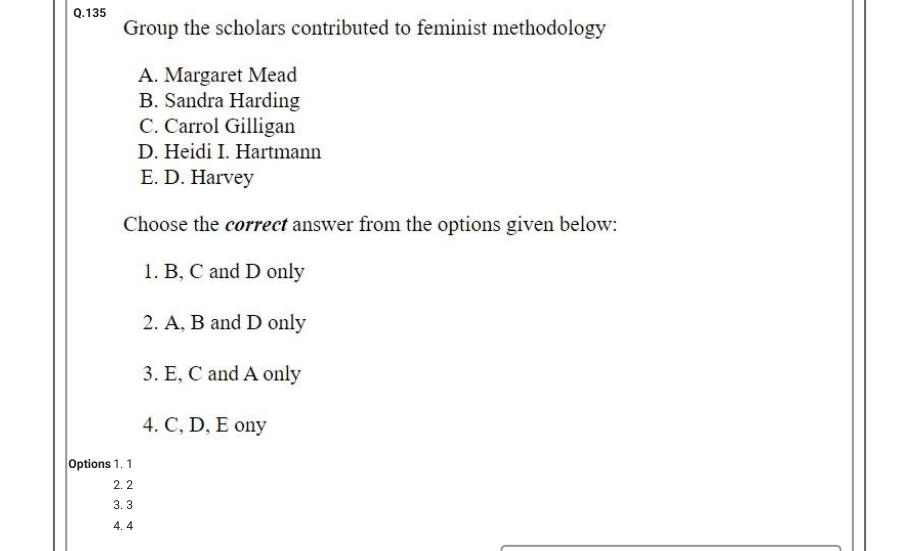 Read the question and choices in the excerpt. Choose A/B/C/D for the first/second/third/fourth option shown.