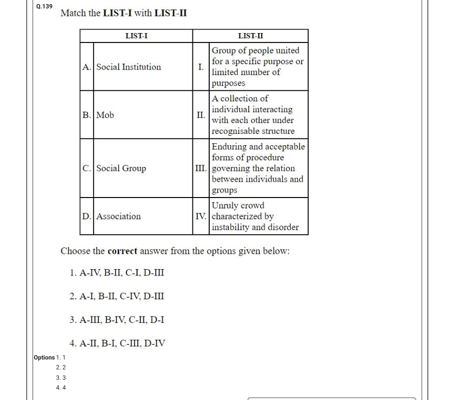 Read the question and choices in the excerpt. Choose A/B/C/D for the first/second/third/fourth option shown.