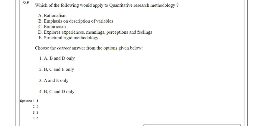Read the question and choices in the excerpt. Choose A/B/C/D for the first/second/third/fourth option shown.