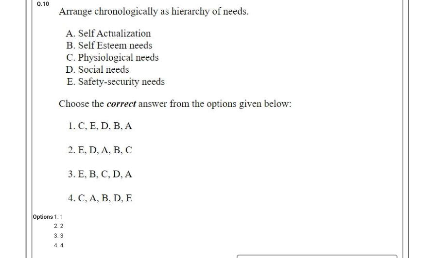 Read the question and choices in the excerpt. Choose A/B/C/D for the first/second/third/fourth option shown.