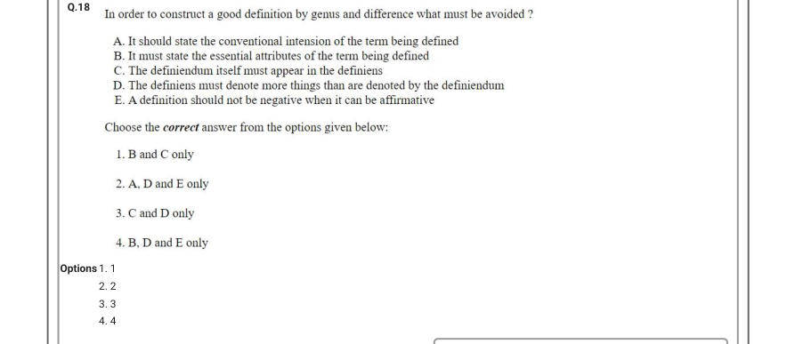 Read the question and choices in the excerpt. Choose A/B/C/D for the first/second/third/fourth option shown.