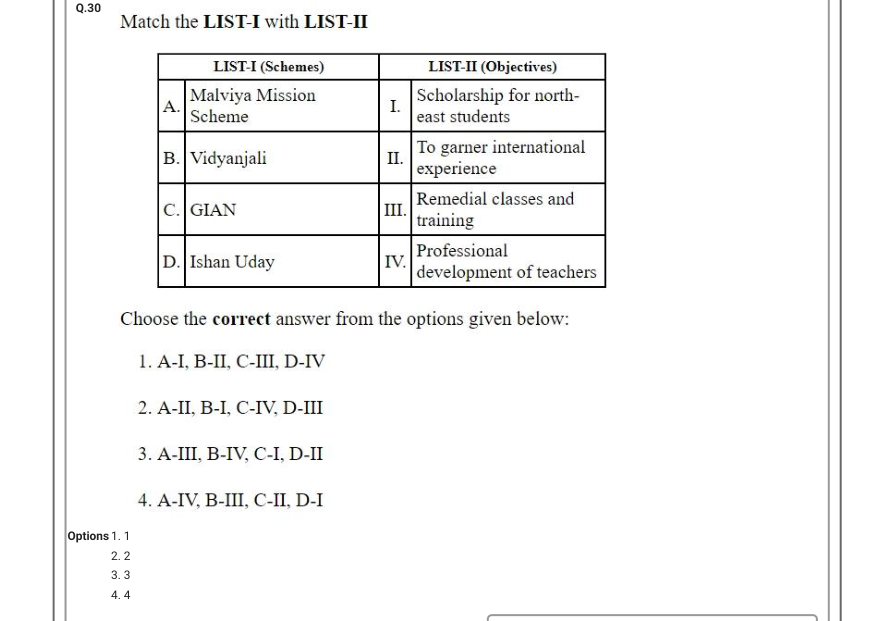 Read the question and choices in the excerpt. Choose A/B/C/D for the first/second/third/fourth option shown.