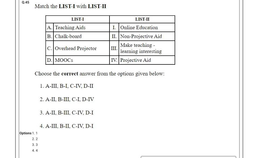 Read the question and choices in the excerpt. Choose A/B/C/D for the first/second/third/fourth option shown.