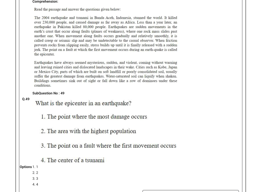Read the question and choices in the excerpt. Choose A/B/C/D for the first/second/third/fourth option shown.