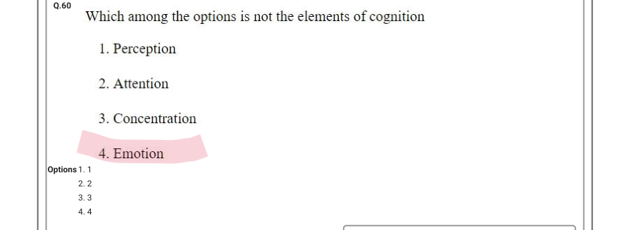 Read the question and choices in the excerpt. Choose A/B/C/D for the first/second/third/fourth option shown.