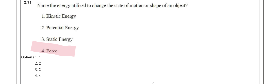 Read the question and choices in the excerpt. Choose A/B/C/D for the first/second/third/fourth option shown.