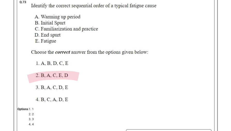 Read the question and choices in the excerpt. Choose A/B/C/D for the first/second/third/fourth option shown.