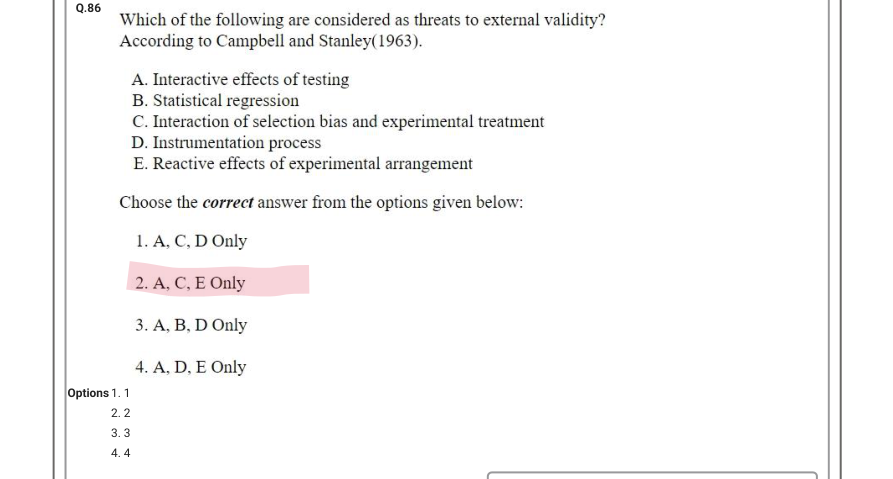 Read the question and choices in the excerpt. Choose A/B/C/D for the first/second/third/fourth option shown.