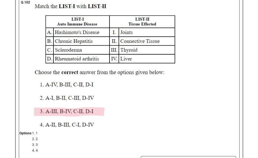 Read the question and choices in the excerpt. Choose A/B/C/D for the first/second/third/fourth option shown.