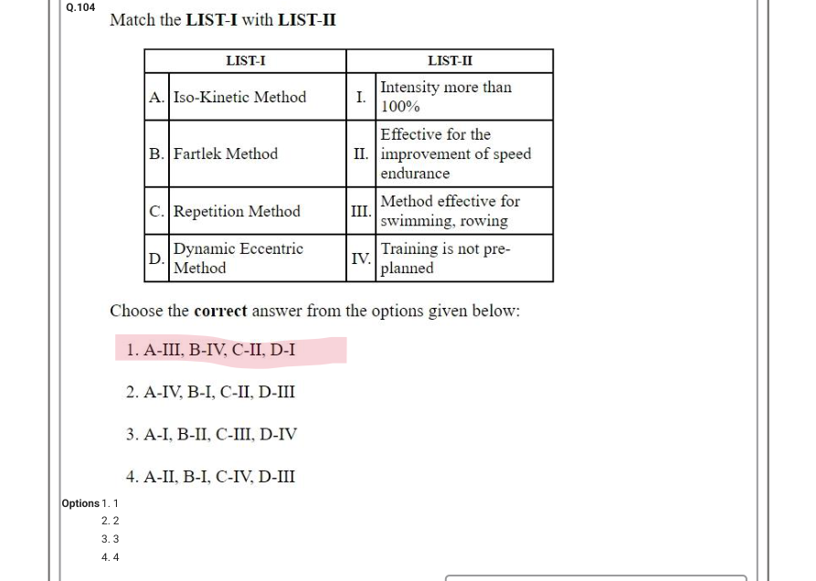 Read the question and choices in the excerpt. Choose A/B/C/D for the first/second/third/fourth option shown.