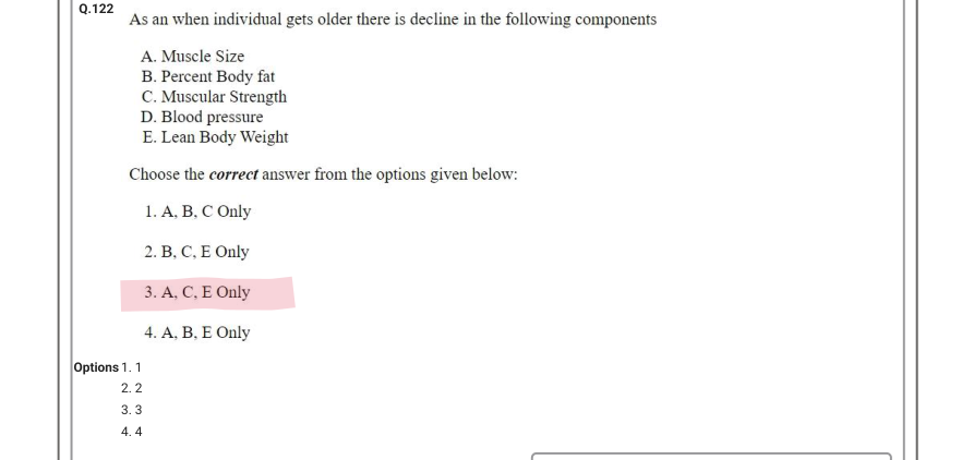 Read the question and choices in the excerpt. Choose A/B/C/D for the first/second/third/fourth option shown.