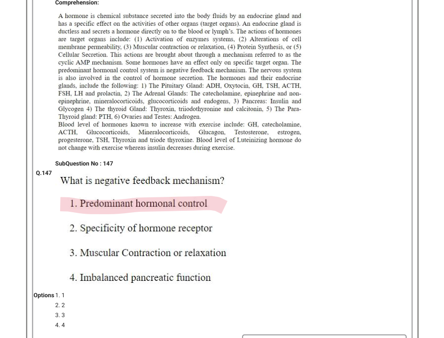Read the question and choices in the excerpt. Choose A/B/C/D for the first/second/third/fourth option shown.