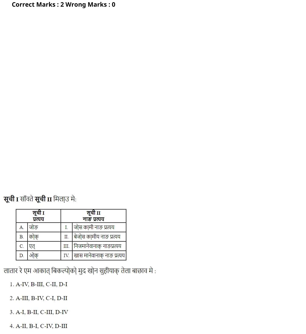 Read the question and choices in the excerpt. Choose A/B/C/D for the first/second/third/fourth option shown.