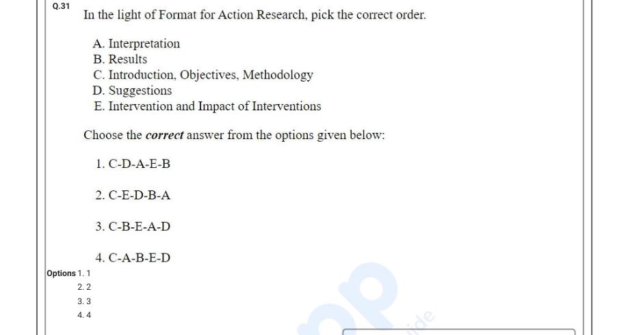 Read the question and choices in the excerpt. Choose A/B/C/D for the first/second/third/fourth option shown.